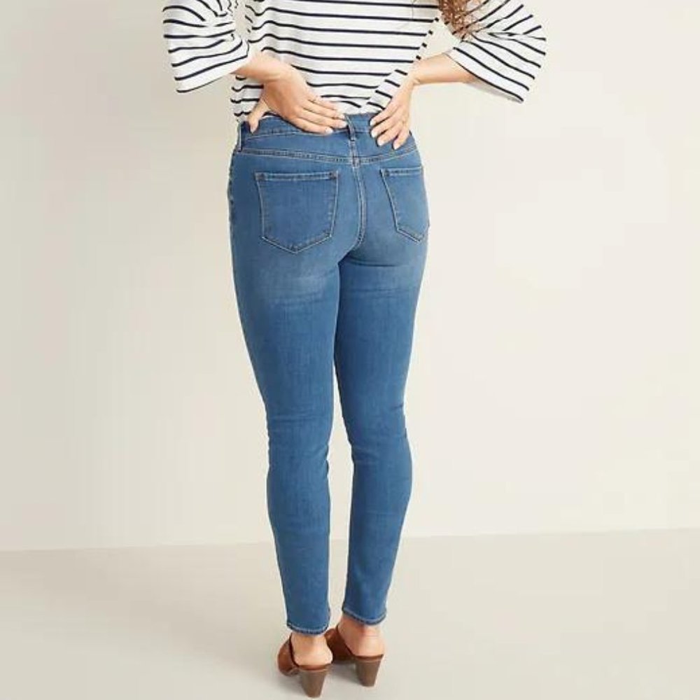 Old Navy Mid-Rise Pop Icon Skinny Jeans for Women New - Picture 2 of 4